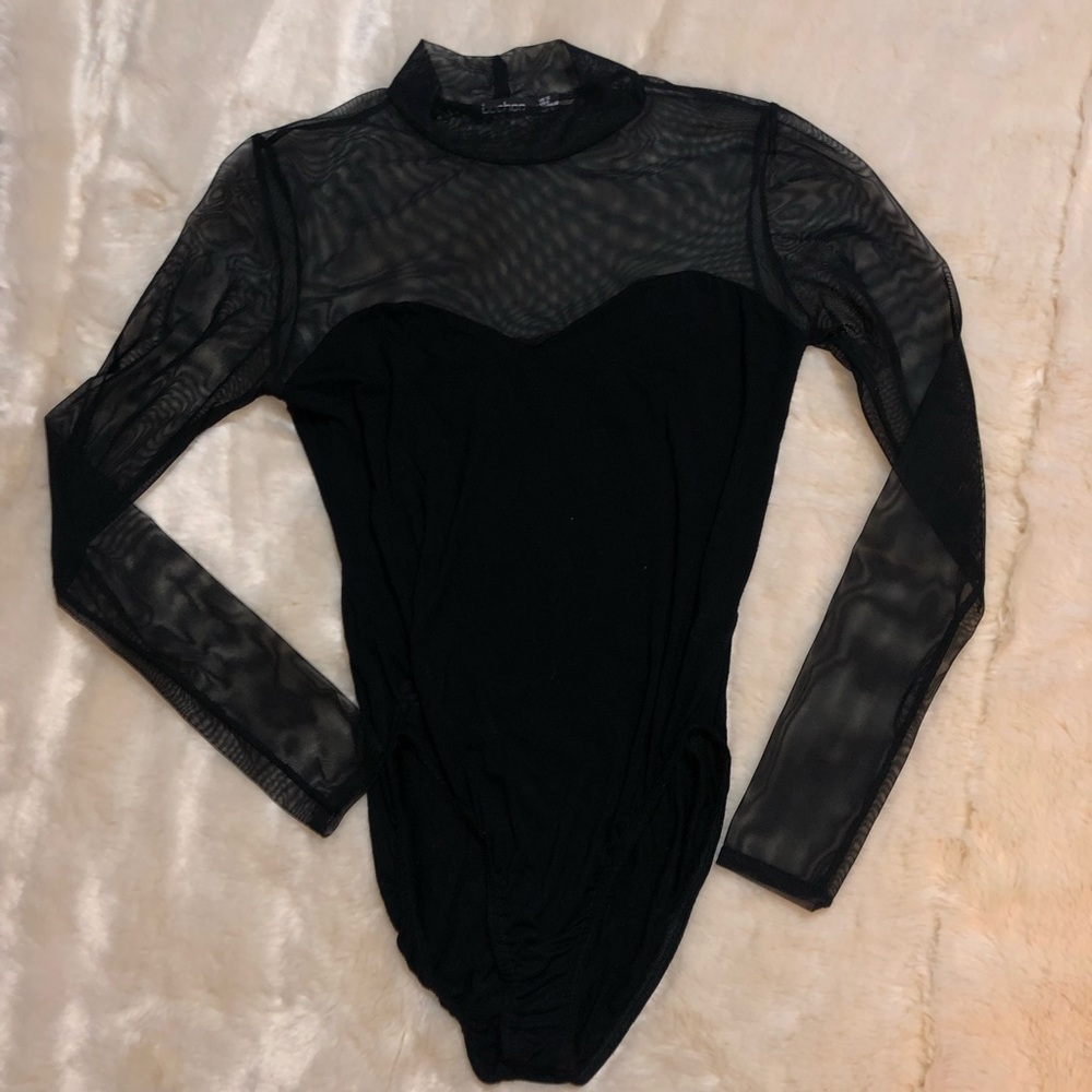 Boohoo Sheer Mesh Bodysuit 3 for $25